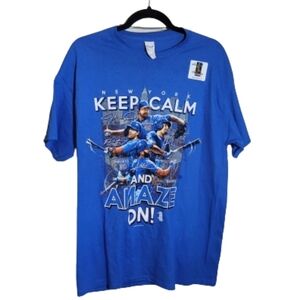 MLB PLAYERS CHOICE keep calm and amaze on New York Large NWOT